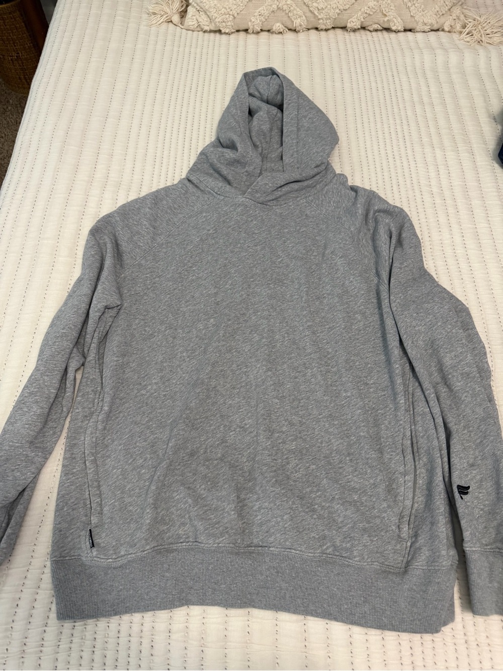 Fabletics Light Gray Pullover Hoodie